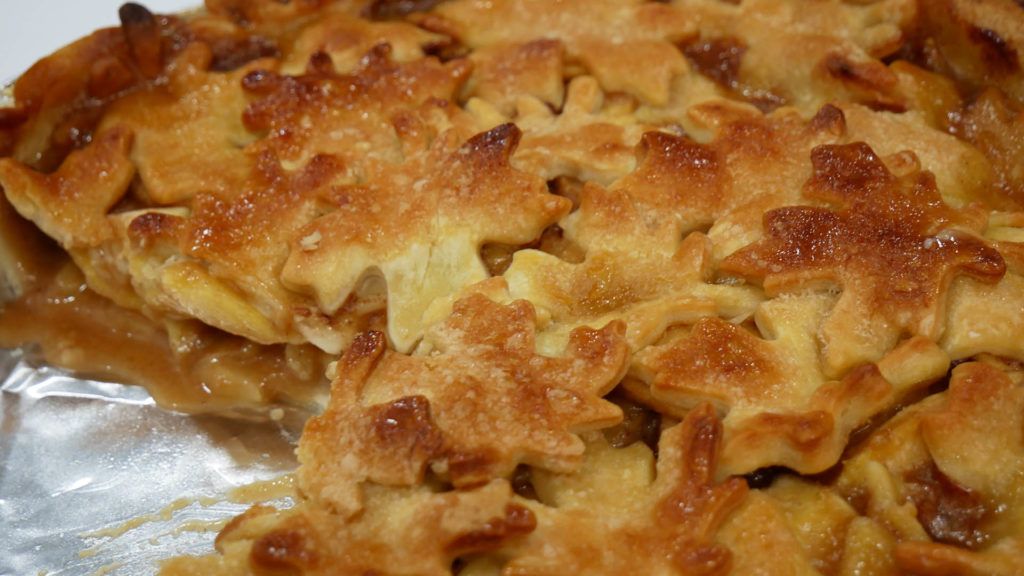 Tarta de manzana otoñal